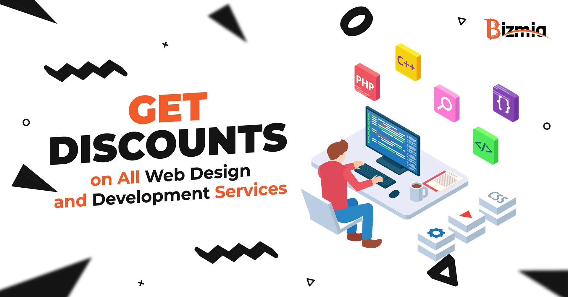 Get discount on professional web development services